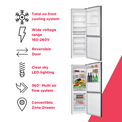 11.5 Cu. Ft. i5 iNVERTER Bottom Freezer Refrigerator