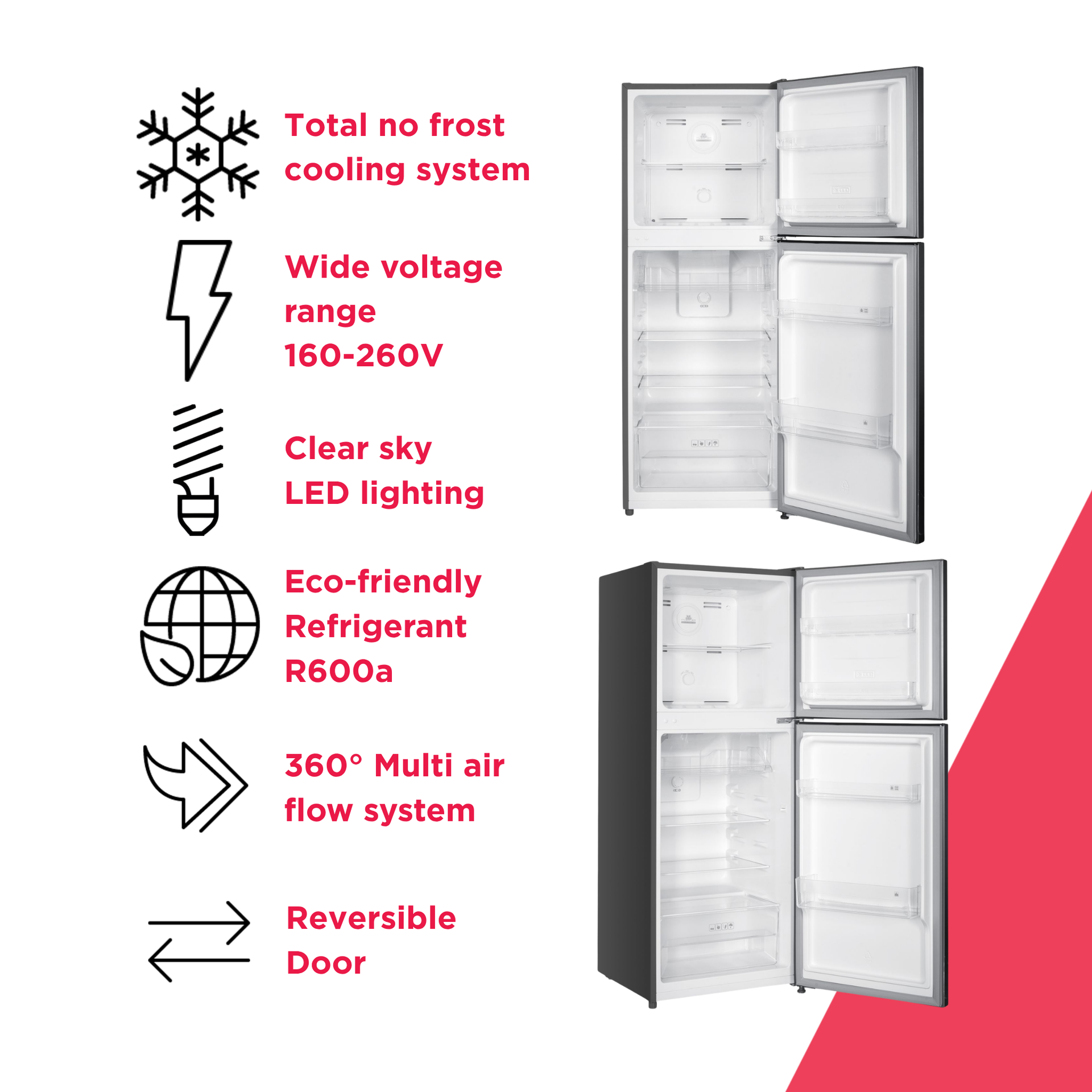 7 Cu. Ft. i5 iNVERTER No Frost Refrigerator