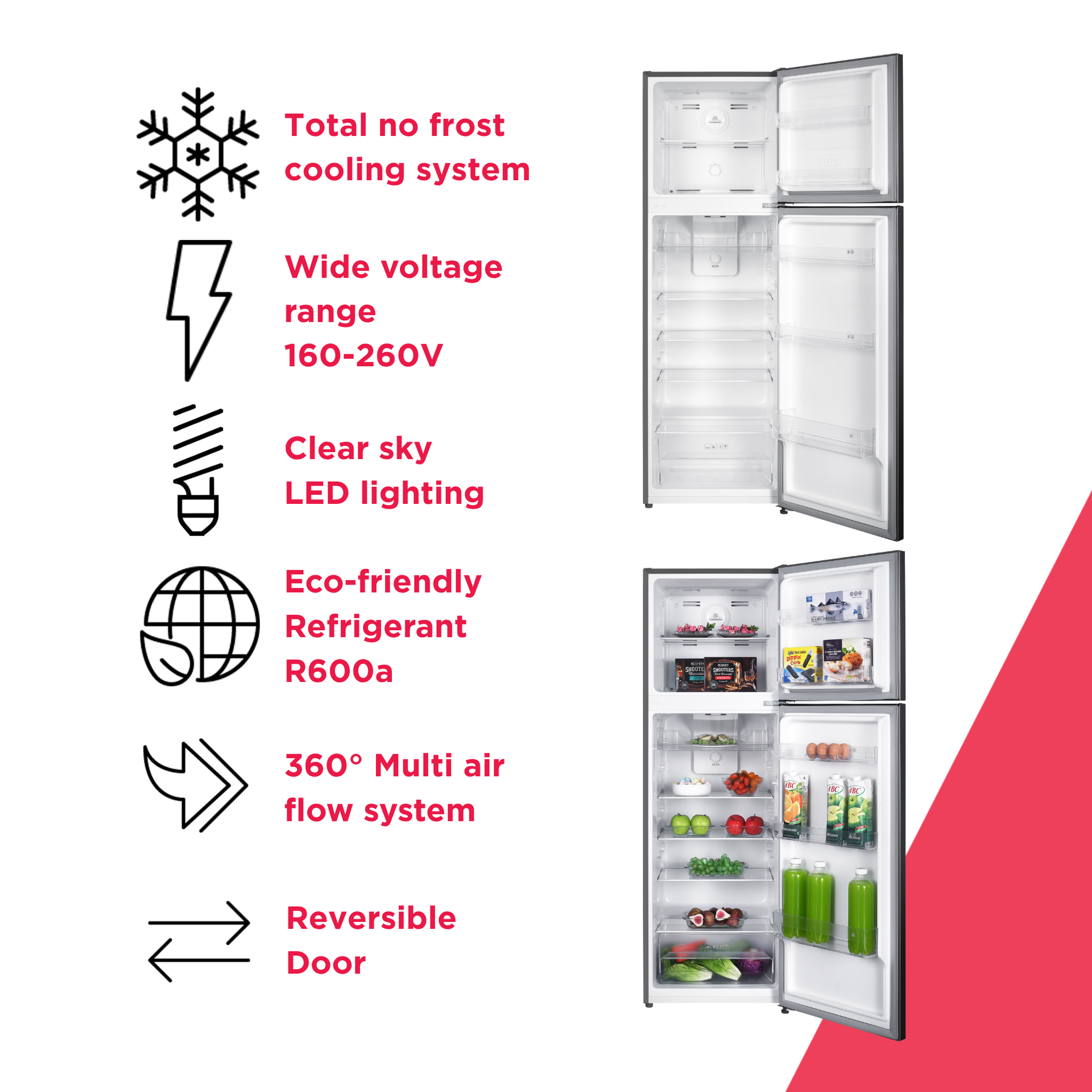9 Cu. Ft. i5 iNVERTER No Frost Refrigerator