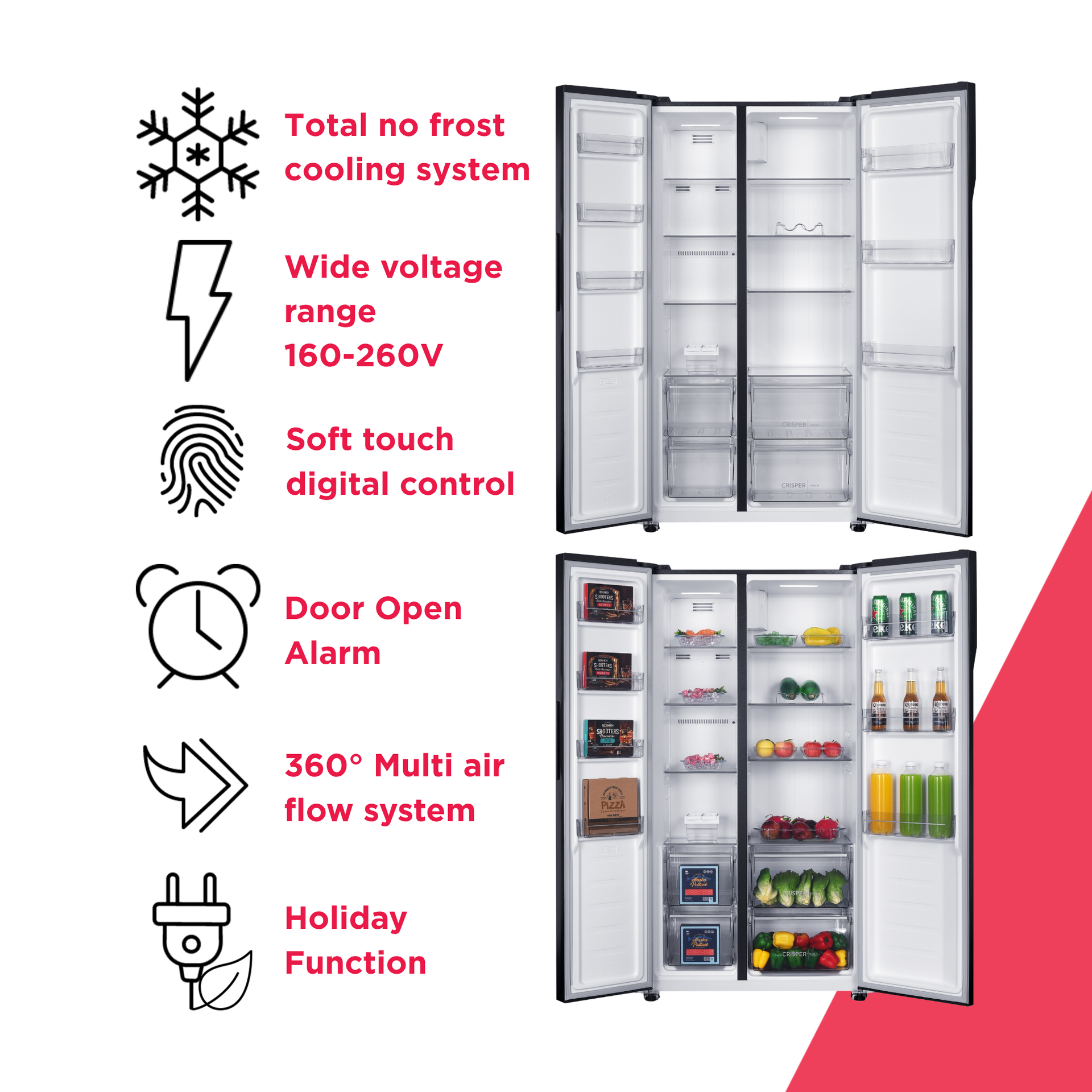 16 Cu. Ft. i5 iNVERTER Side-by-Side Refrigerator