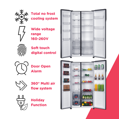 16 Cu. Ft. i5 iNVERTER Side-by-Side Refrigerator